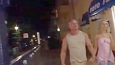 Beautiful German girl fucked in public