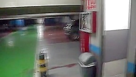 Silvia blowjob and facial in public parking