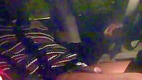 Southern White Wife sucks and fucks BBC in parked car