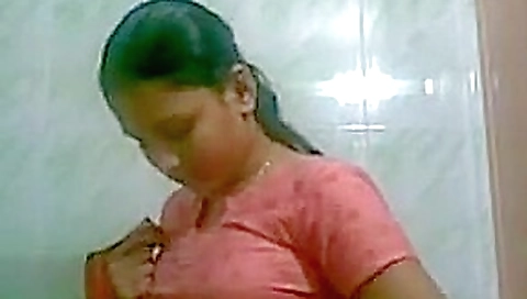 Village aunty recording herself for husband
