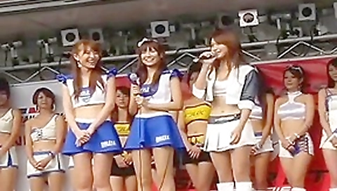hot Japanese car show girls