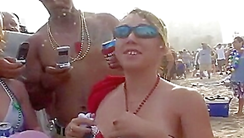 Latina Party Girls Flashing Their Boobs