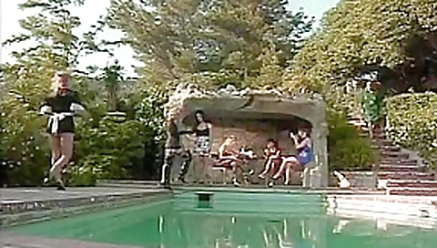 Sunbathing Lesbians Try Anal Fingering