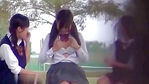 Asian teens 18+ Pee Outside