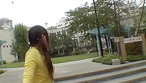 Subtitled Japanese public nudity striptease in Tokyo