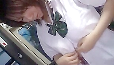Amazing Public, Strapon porn scene