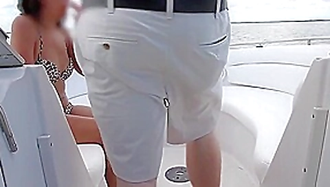 Wife gets fucked on a boat