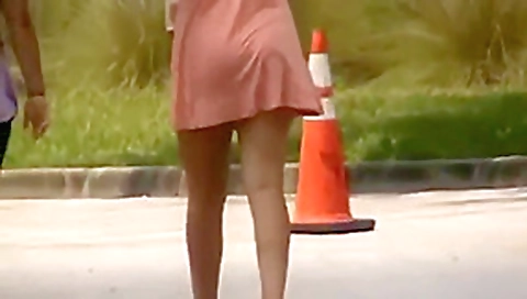 Candid Short Dresses and Skirts Ass Mix