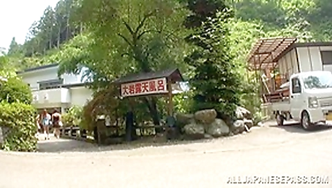 Japanese AV Model amazing milf in hot action outdoors