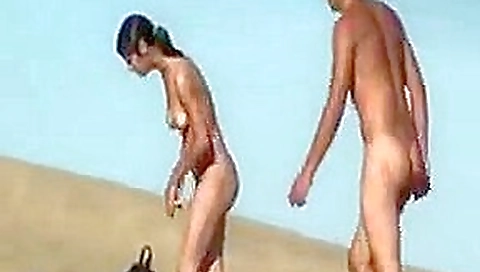 Beach couple