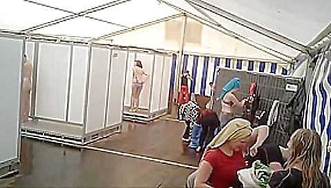 Beach changing room