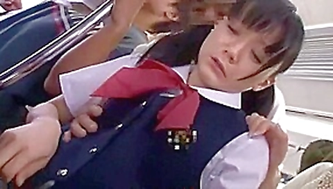 Horny Japanese slut Mirei Yokoyama, Kurumi Ogiwara, Riona Minami in Crazy Public, Group Sex JAV video