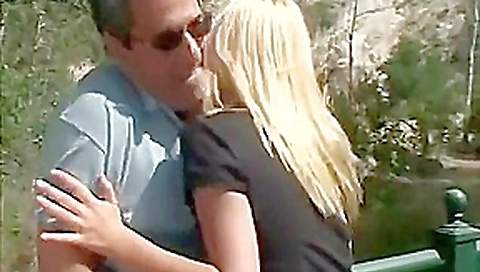 On the bridge is good enough for Genesis Skye to blow and get fucked in public
