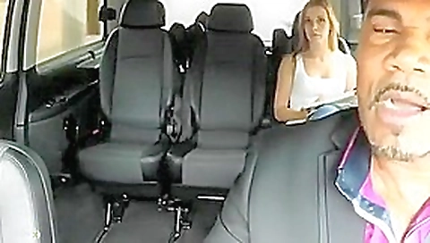 Alexis Crystal in a van