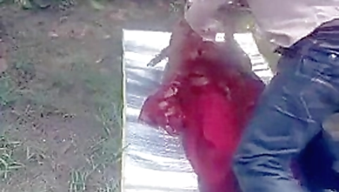 Indian husband wife hardcore outdoor fucked