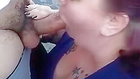 Public parking lot blowjob