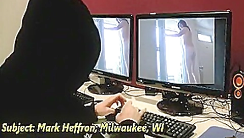 Public Shower Nude Flashing and Masturbation by Mark Heffron