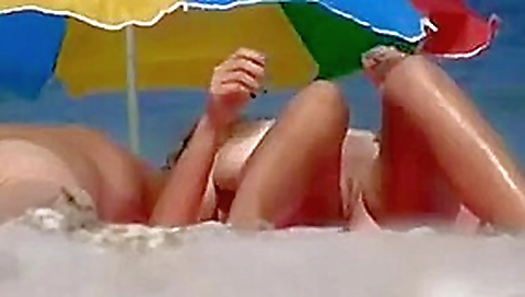 Nude Beach - Huge Naturals Mature - Filmed by
