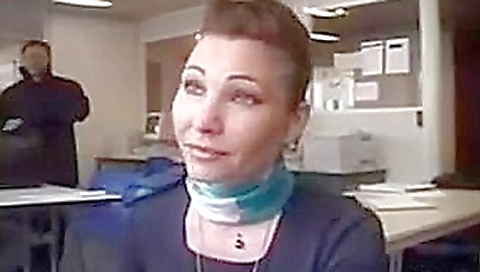 French air hostess stripping off for real for pilots 1