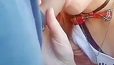 Hot nerd films herself on snapchat fucks and swallows cum