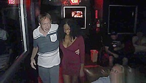 Beautiful Big Boob Black teen 18+ Theater Gang Bang Gagger