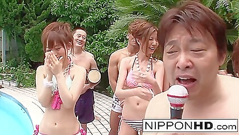 A Bunch Of Japanese Babes Love Competition!