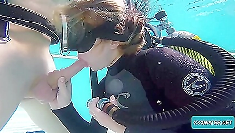 Jason and Monica fuck hard underwater