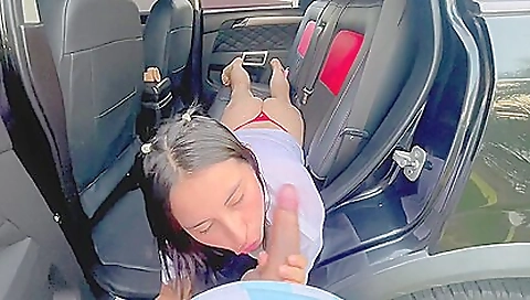 Fucking In A Car! My Best Friend Fucks My Vagina And Cums Inside Me