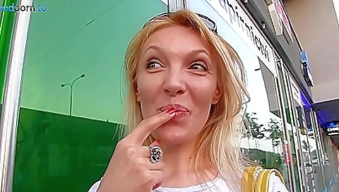Fake Tv Producers Convince Hot Blonde To Suck Them Both Off