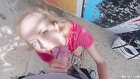 Blonde, Outdoor, Pov Video