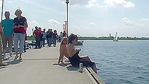 Miriam Naked in public places