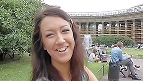 Nasty blowjob in a public place