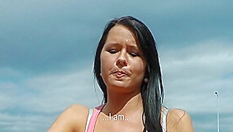 Busty Czech girl Mia drilled in public with pervert stranger