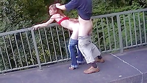 HAWT FUCK #12 (Legal Age teenager 18+ on the Bridge)