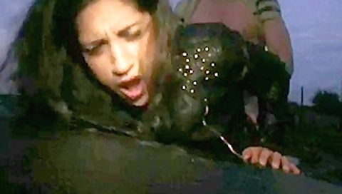 Dilettante Bent Over A Car Hood and Wazoo Screwed