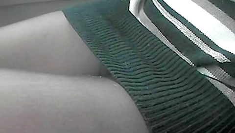 Horny Asian masturbating in public in her car with toys