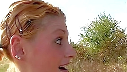 Old Man Buttfucks Redhead teen 18+ Outdoors