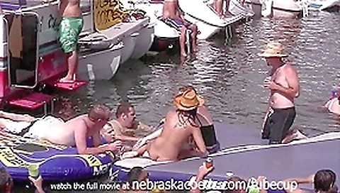 crazy girls drinking and partying in public