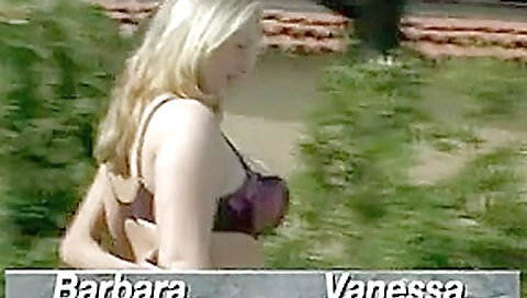 Cuties banged in the fanny in the open air