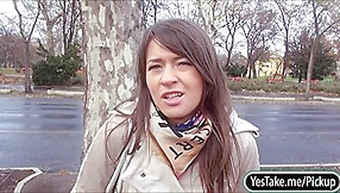 Amateur Eurobabe Anastasia stuffed in public for money