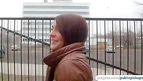 Beautiful Alexis Brill sucks a stiff cock in public in exchange of cash