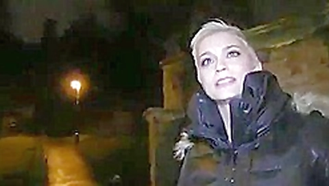 Gorgeous short-haired dutch girl fucks for the money