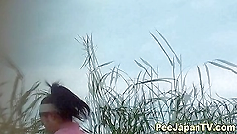 Asian babe squirts urine goldenshower